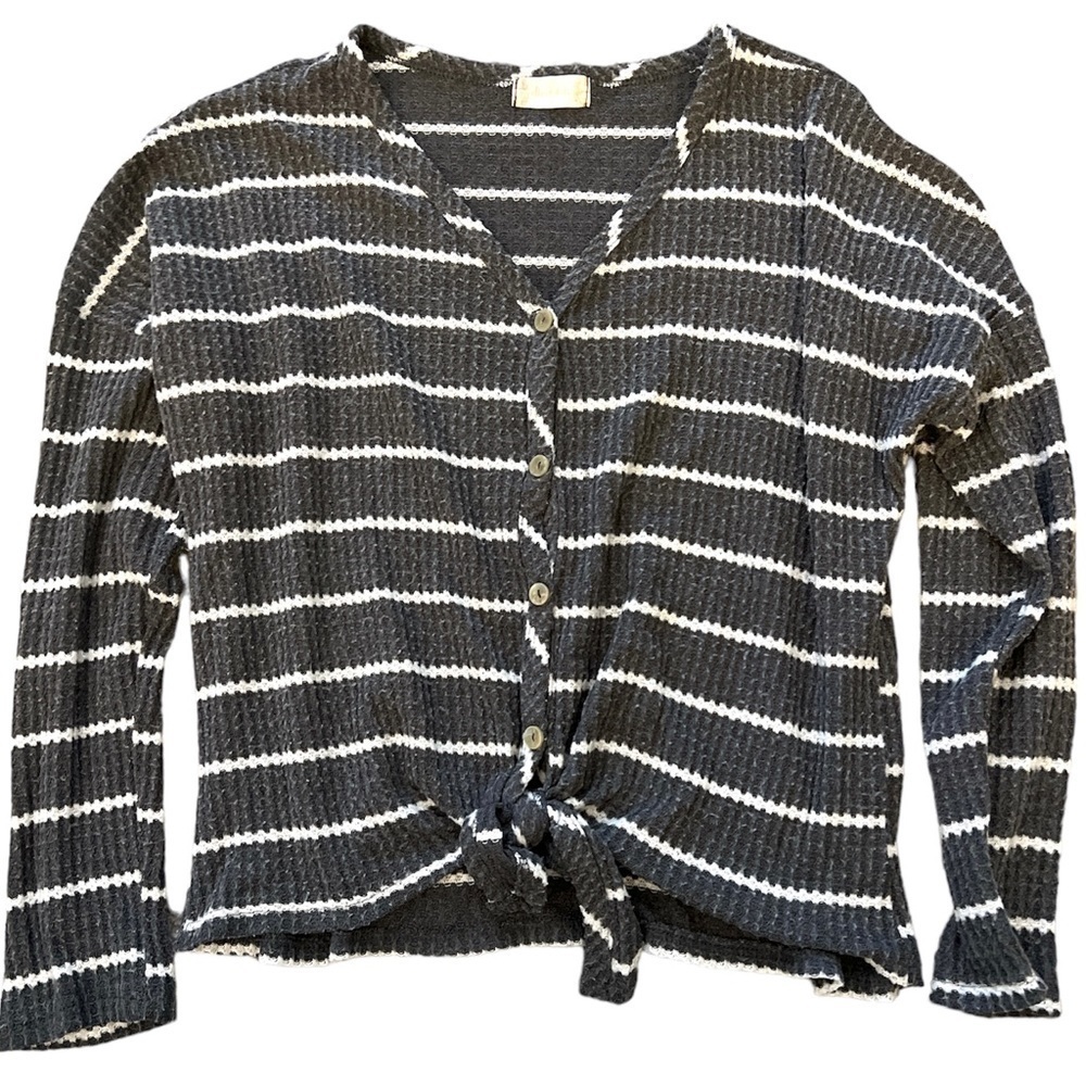 Altar’d State Waffle Knit Long Sleeve Shirt | Size Small‎